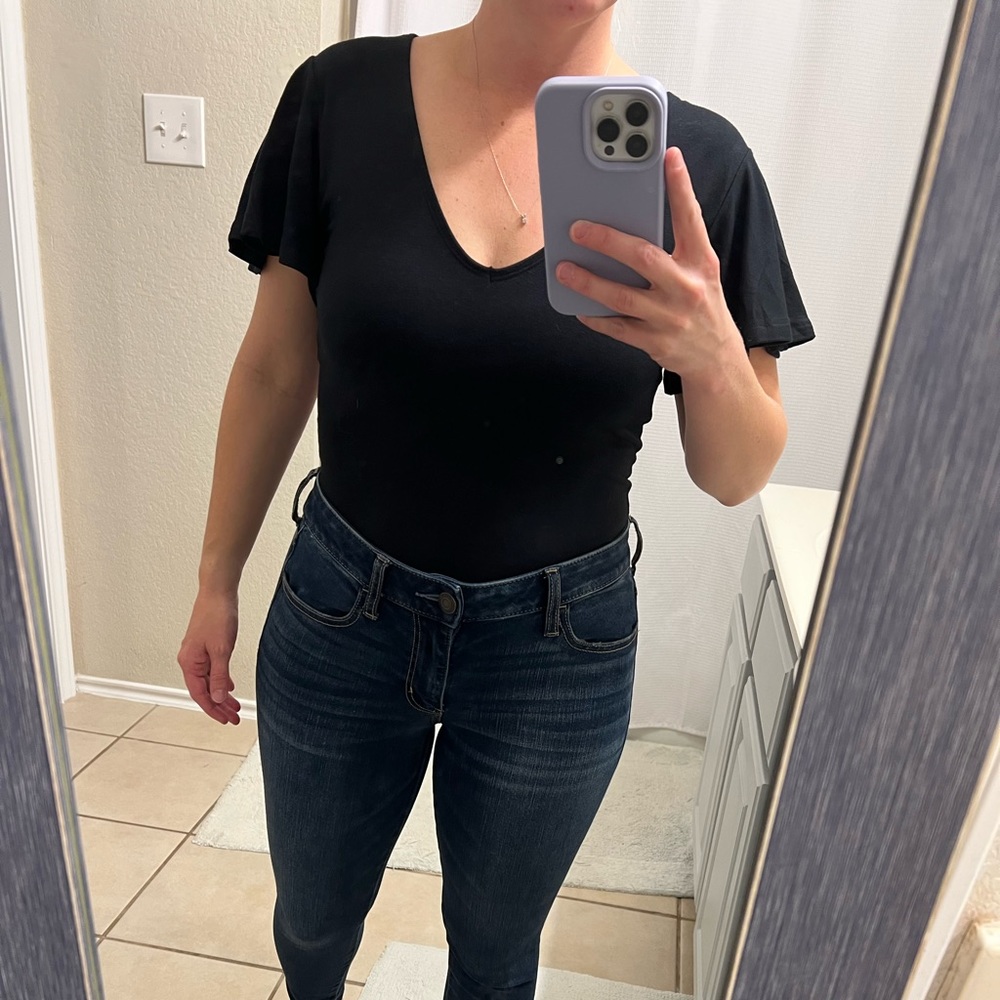 Abercrombie Black body suit